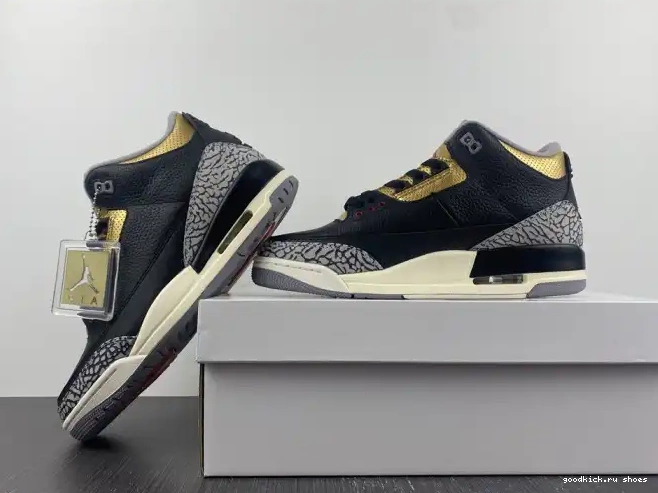 80% Off Sale CK9246-067 WMNS 3 Air Jordan Gold Black 0512